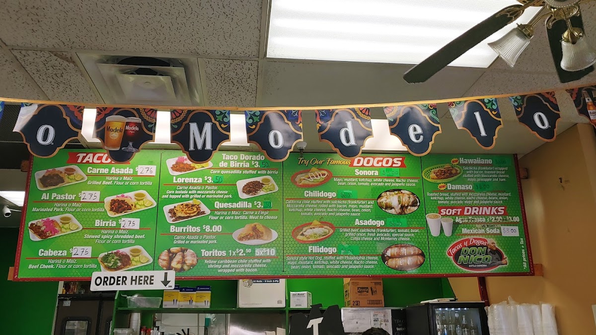 Tacos & Dogos Don Nico Restaurant Menu - Image 2