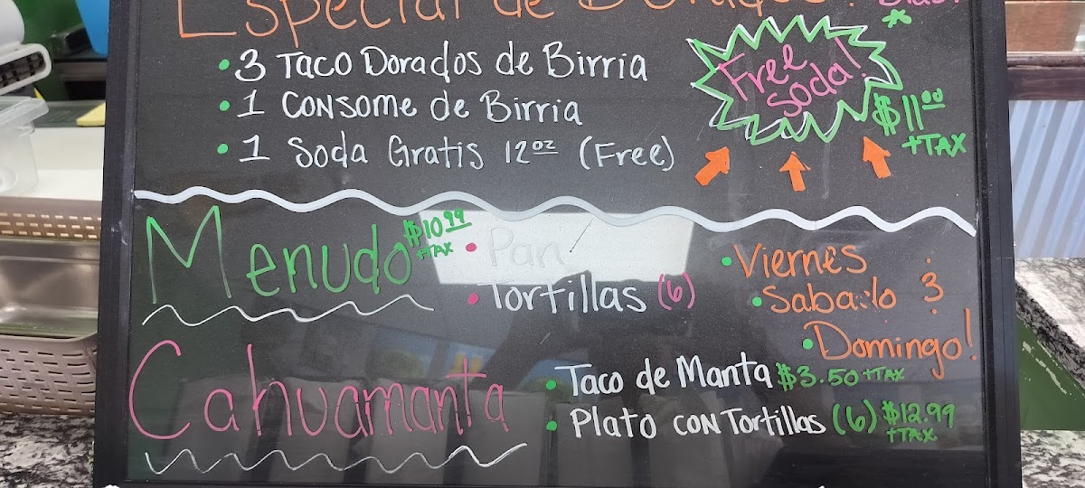 Tacos & Dogos Don Nico Restaurant Menu - Image 4