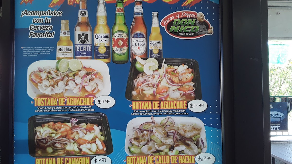 Tacos & Dogos Don Nico Restaurant Menu - Image 5